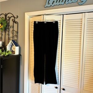 Westbound Black Velvet Pants SZ MED
